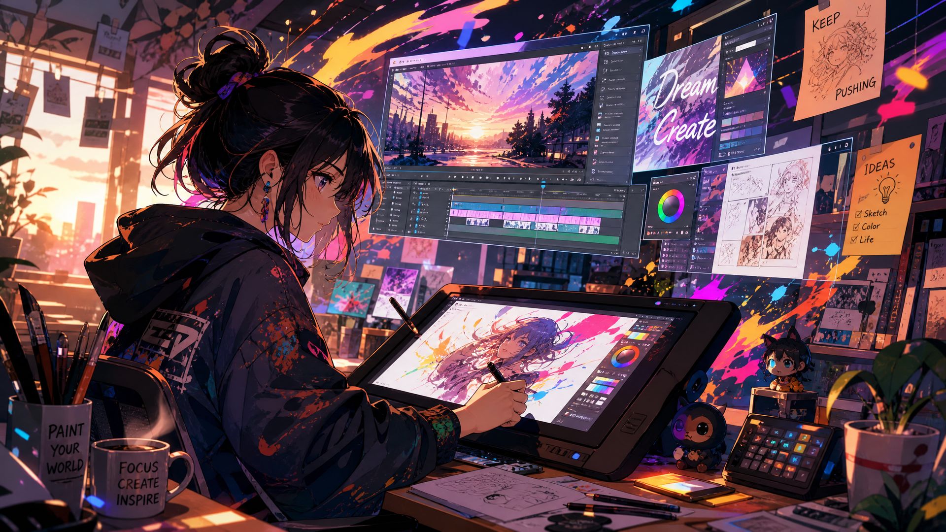 同人动漫创作中心